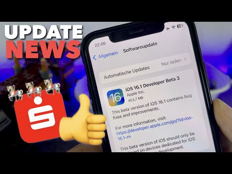 iOS 16.1 BETA 3 ist da & das Karussell dreht sich weiter ;) & Geld kann fließen - Apple UPDATE News