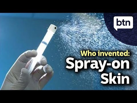 Who Invented Spray-on Skin? - Behind the News