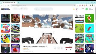 Classroom 6x Snow Rider 3D Unblocked