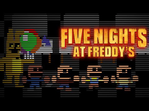 Five Nights at Freddy's Movie opening with the minigames sprites