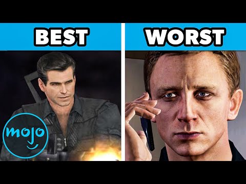 十大最佳和最差的詹姆斯-邦德視頻遊戲 (Top 10 Best and Worst James Bond Video Games)