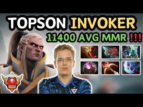 🔥 TOPSON INVOKER Highlights Gameplay 18 KILLS 🔥 Invoker GOD Grandmaster Tier TOPSON - Dota 2
