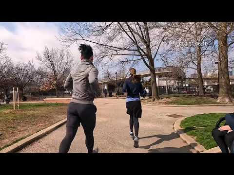 Biking Schuylkill River Trail - Wissahickon Valley Park