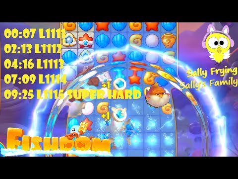 Fishdom level 1111 to 1115