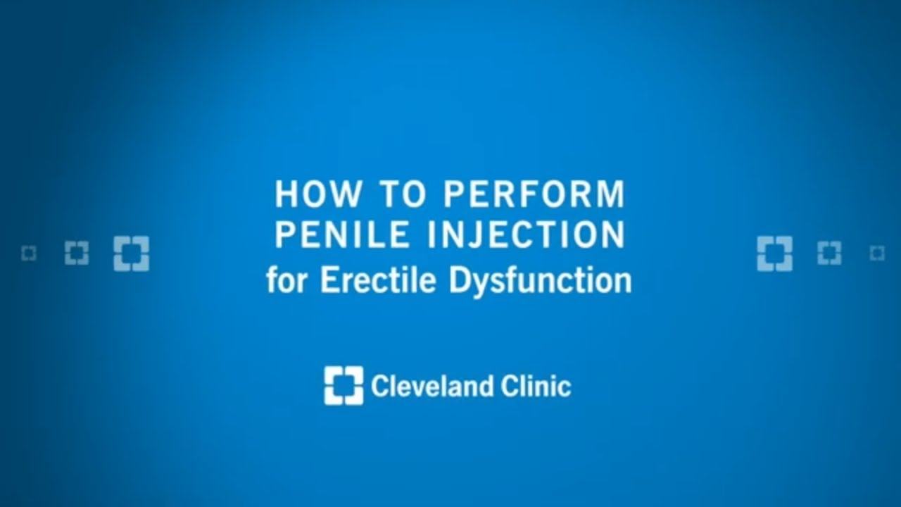 How To Perform Penile Injection for Erectile Dysfunction (Graphic)
