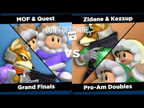 Don't Get Stuck in Shine SSBM - Pro-Am Doubles - Grand Finals - MOF & Quest vs Zidane & Kezzup