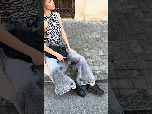 Чоботи жіночі шкіряні байка хутро 592641 Чорний Кросівки жіночі шкіряні 589919 Чорні