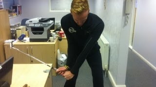 Improve Lag In the Golf Swing At The Office