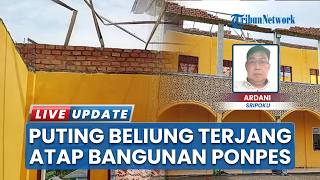 Bencana Jelang Berbuka di Ponpes Ulil Albab Muara Enim, Puting Beliung Terbangkan Atap Bangunan