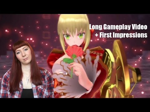 Fate/Extella: The Umbral Star Let's Play Walkthrough Part 1 First Impressions Gameplay