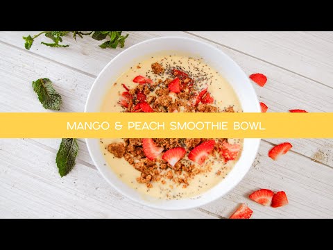 Mango Peach Smoothie Bowl - Fabio's Kitchen - Season 5