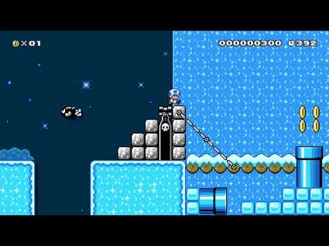 [SDW2] 5-3 Frigid Fjord by Kouseband - Super Mario Maker 2 - No Commentary 1bz