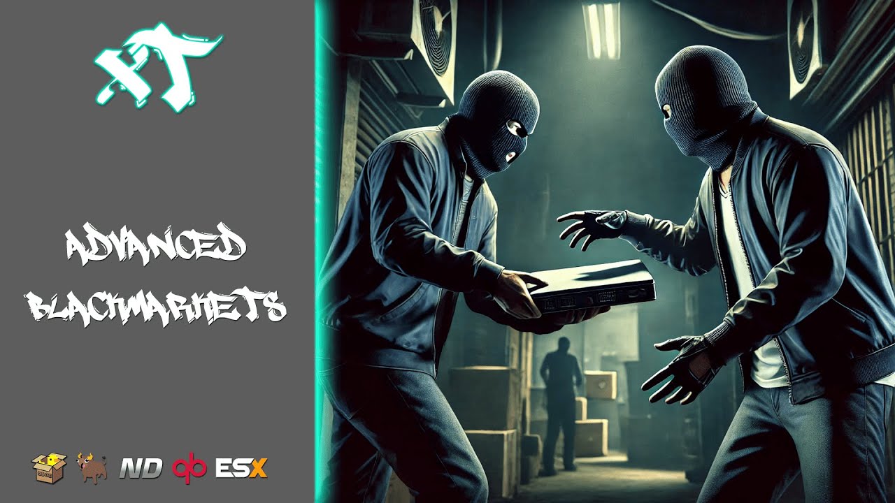 [QB | ESX] Blackmarkets w/ Live Creation, Edits, & Removal Thumbnail