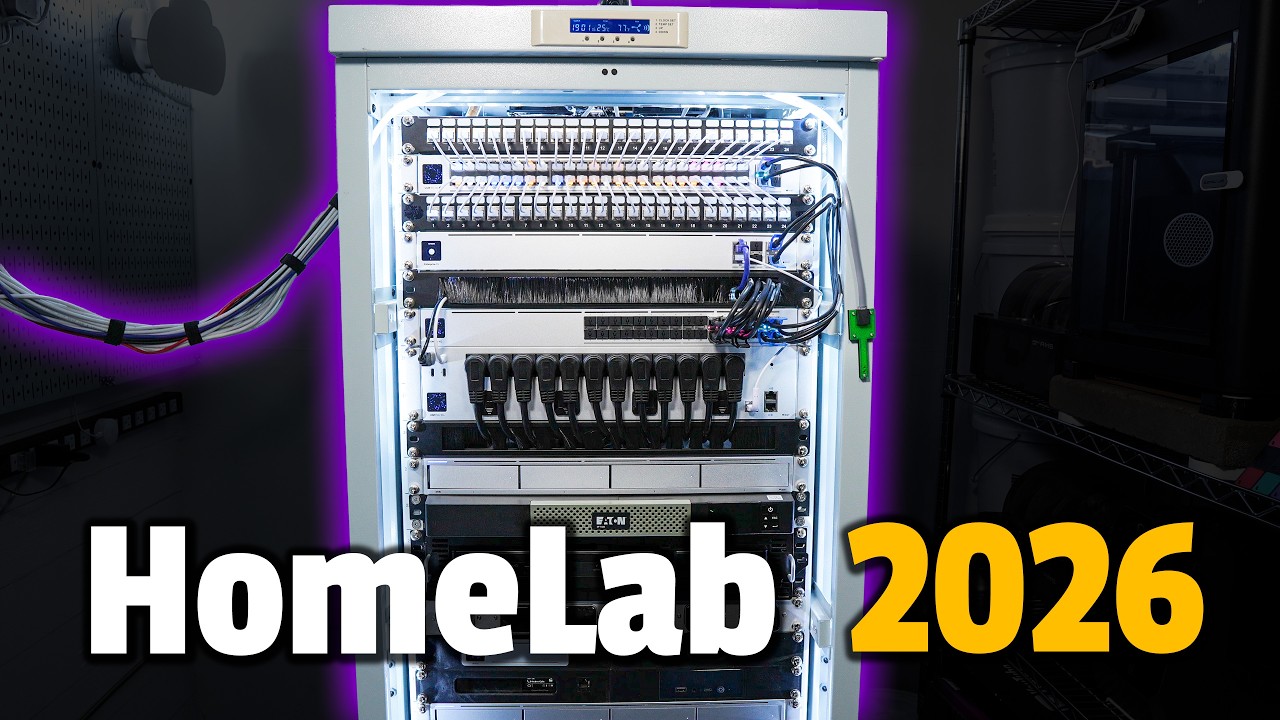 My 2026 Homelab Tour (Rack + Servers + Network + Storage)