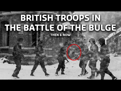 WWII Then & Now: British Troops Meet American Troops in the Ardennes