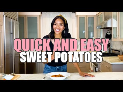 Quick and Easy Roasted Sweet Potatoes! | Lizzy Mathis