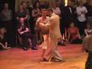  Andrea Misse  and  Javier Rodriguez  are  dancing  to  the  tango  "  Quejas de Bandoneon  "