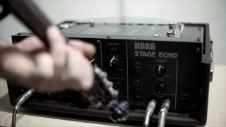 Video thumbnail for Korg SE-300 stage echo vintage tape delay by abertronic