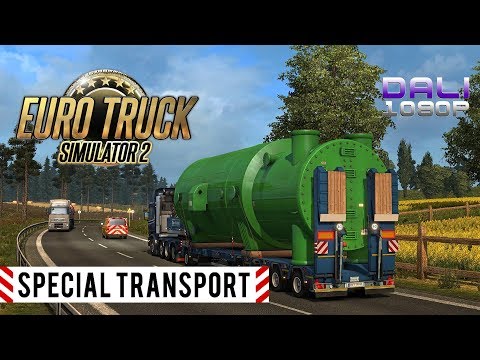 ETS 2 - Special Transport DLC - Huge Tyres 20t - Praha to Nuremberg