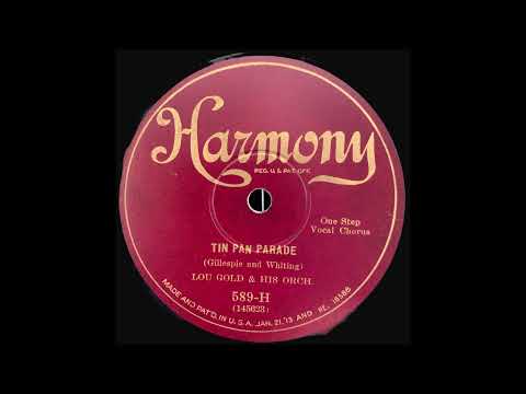 "Tin Pan Parade" played by Lou Gold and his Orchestra (Harmony 589 H)
