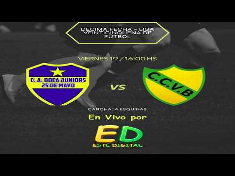 ⚽ BOCA VS V° BORJAS – 10° FECHA – LIGA VEINTICINQUEÑA DE FÚTBOL – 19/06/26