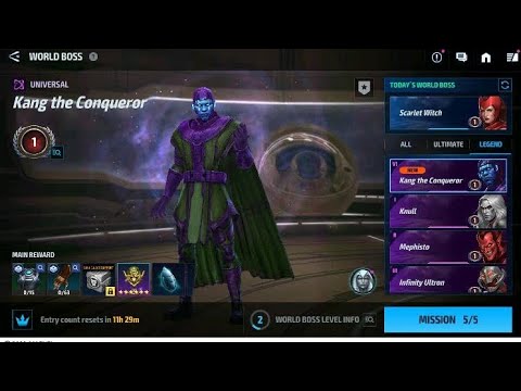 Clearing Kang WBL for the First Time - Marvel Future Fight