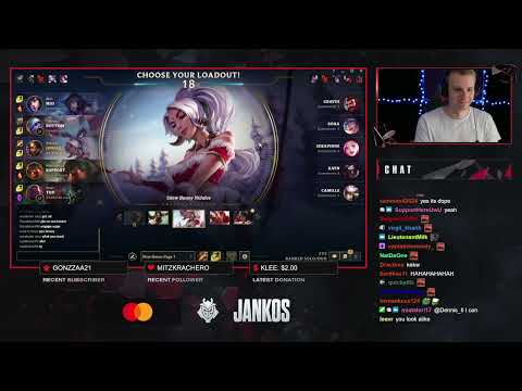 G2 Jankos 'I asked Plumy to cosplay Nidalee'