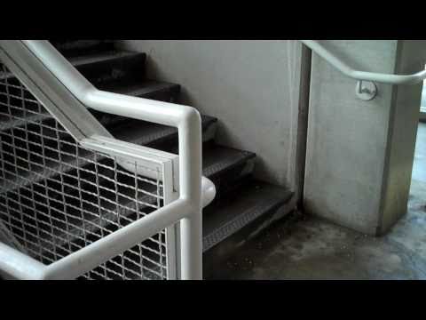 Burlington, MA: Otis Elevonic Scenic Man-Powered Elevator @ Lahey Clinic Garage, Blue Section