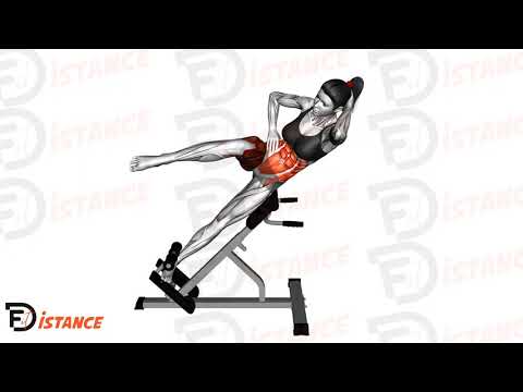 Exercice Crunch torsion à vélo