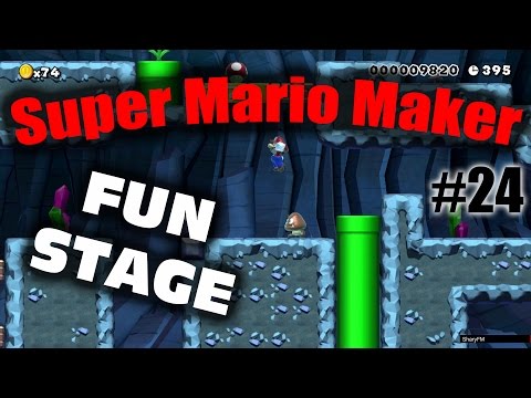 Super Mario Maker - Moving Mushrooms Stage