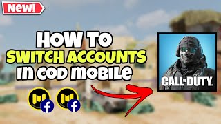 How to switch account in call of duty mobile | log out/log in with facebook cod mobile