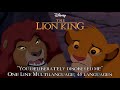 The Lion King You Deliberately Disobeyed Me One Line Multilanguage