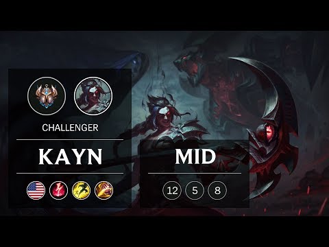 Kayn Mid vs Jayce - NA Challenger Patch 8.24