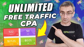 Make $37 Per Day With UNLIMITED FREE Traffic For CPA Marketing | CPAGrip Tutorial thumbnail
