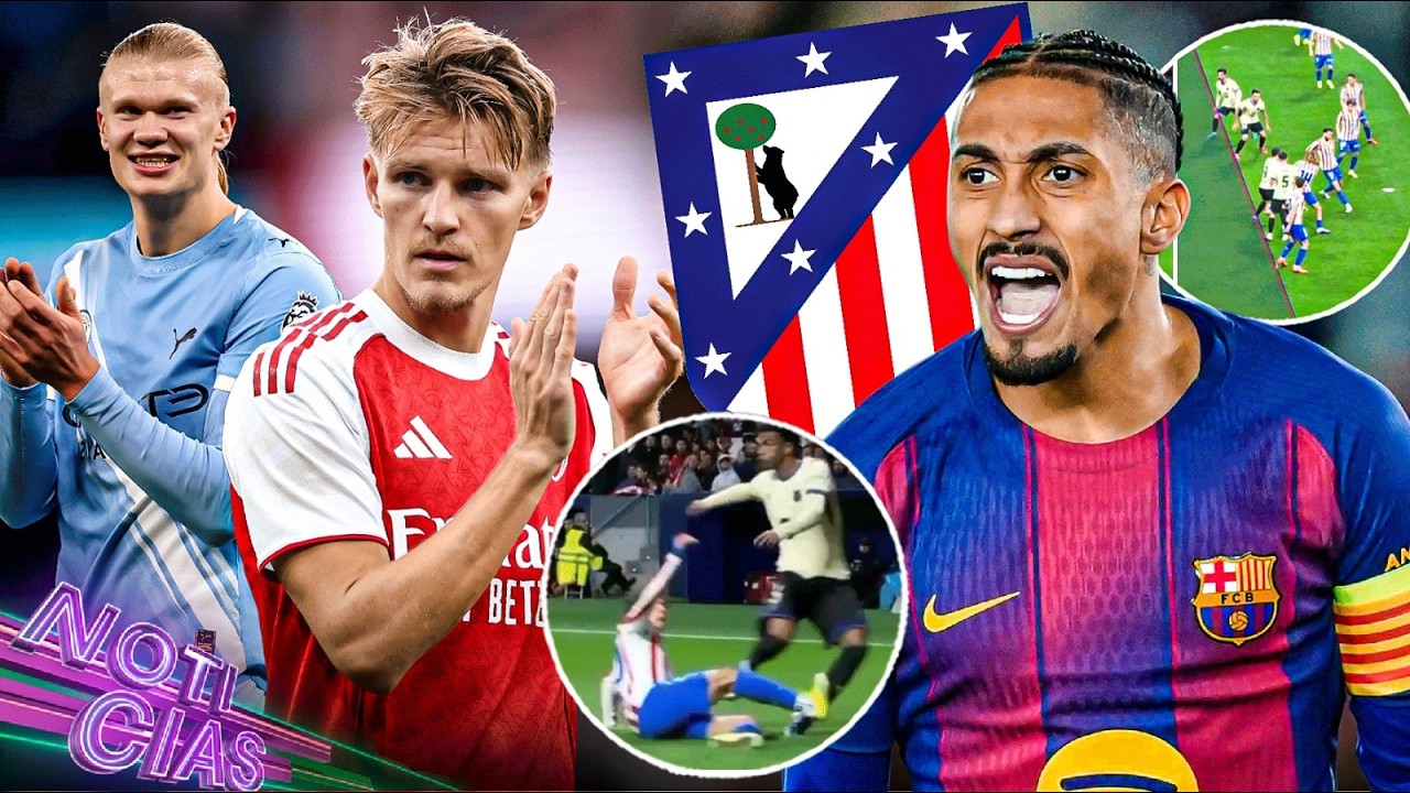 Barça vs arbitraje: "VERGÜENZA" | Raphinha clave para la remontada | City asecha al Arsenal