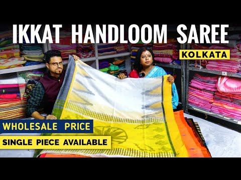 Pure Ikkat Handloom Saree/ Bengal Cotton/ Pure Marslite Khadi/ Resham Jamdani/ 100 Count Linen Saree
