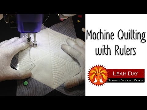 Machine Quilting with Rulers