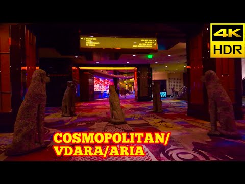 LasVegasWalk • Cosmopolitan/Vdara/Aria • August 2025 (4K HDR)