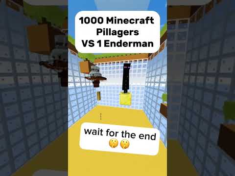 Insane MelonMC Minecraft Battle - 1000 Pillagers vs 1 Enderman!