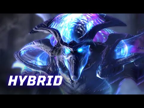 Incredible HYBRID DESTROYER gameplay in Starcraft 2: Marine Arena Arcade / SC2