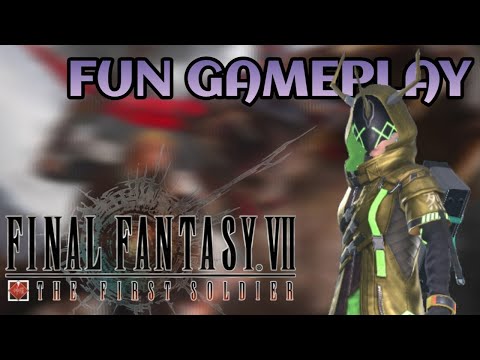 Fun battle Final Fantasy VII The First Soldier