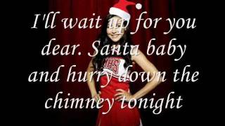 Santa Baby Glee Lyrics