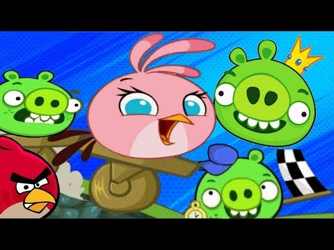 Angry Birds Crazy Racing Skill Game Walkthrough Levels 1-4 Video