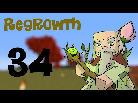 Modded Minecraft - REGROWTH 034:  Questing Like a Madman!