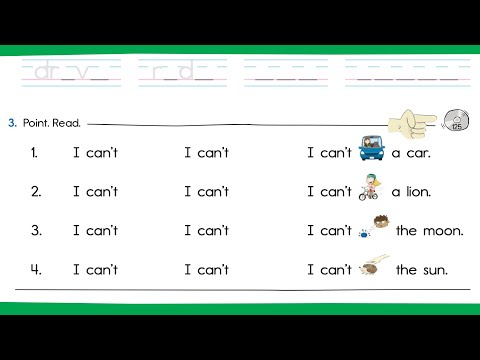 125.  Think Read Write 3 - Unit 6 CAN'T Rebus Chant - by ELF Learning
