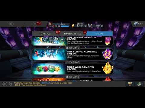Teir 3 unified elemental crystal opening MCOC