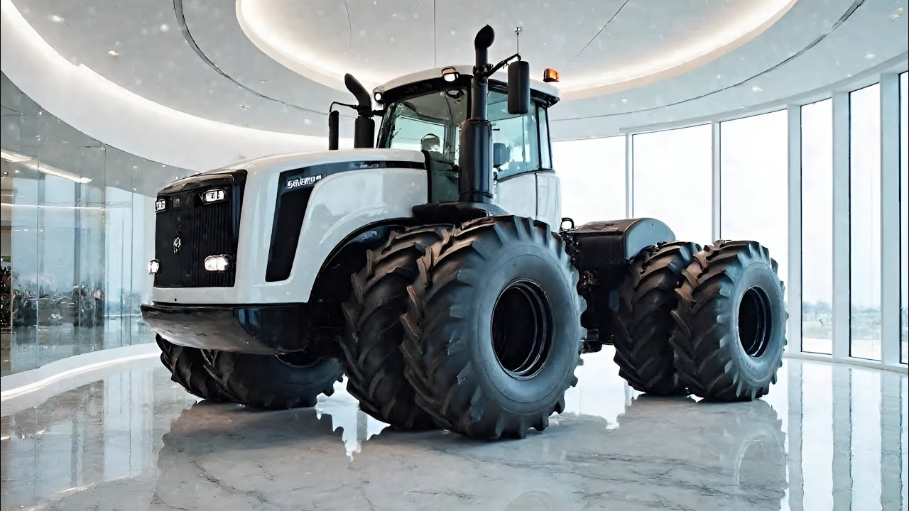 Big Bud 16V-747: The World's Largest Farm Tractor in a Luxury Showroom