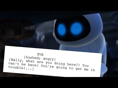 WALL-E: What the bots are "saying" according to the script (Dialogue that's never spoken)