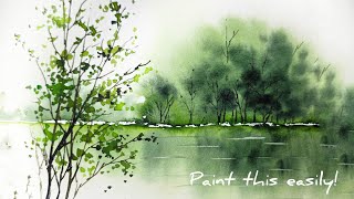 Soft & Loose Watercolor Trees for Beginners (Step by Step)