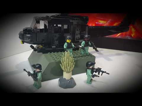 lego military  black hawk down and      UH-1@